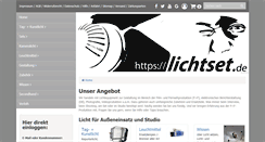 Desktop Screenshot of lichtset.de